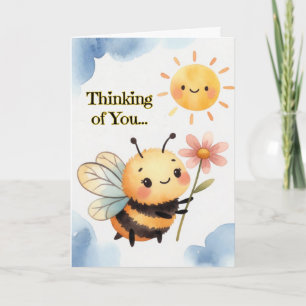 Denk-an-dich-Bienen-Karte Karte