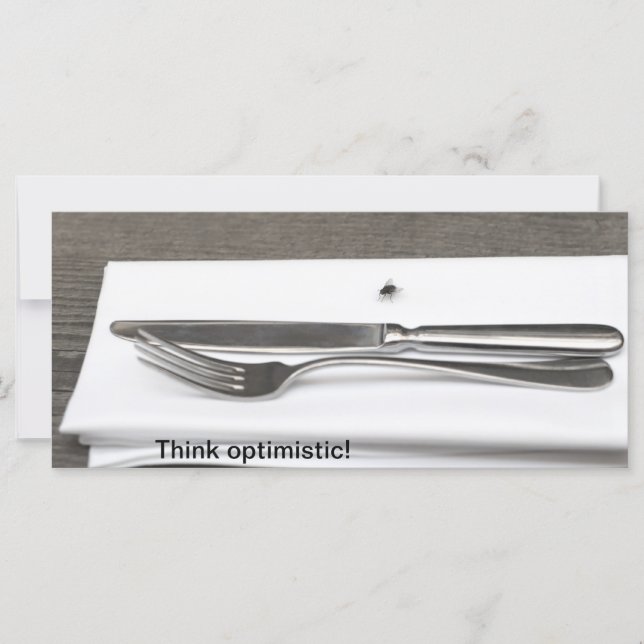 Denk optimistisch! (Vorderseite)