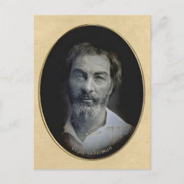 Denkbare Augen des Dichters Walt Whitman Postkarte