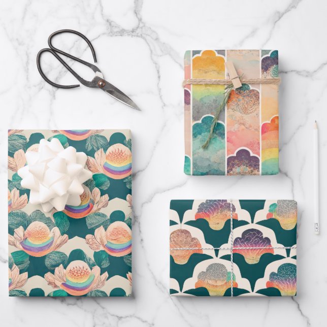 Denkbare Momente Mental Health Wrapping Papier (Vorderseite)