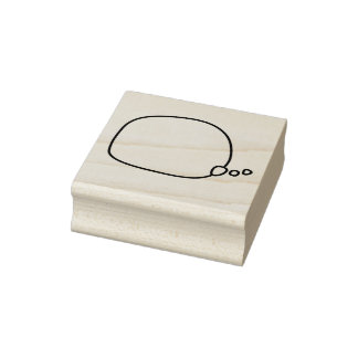 Denkblase oder Ballon des Handwerks - rechts gesch Gummistempel