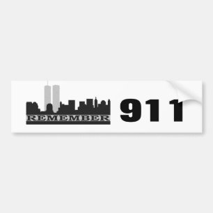 Denke an 911 Aufkleber Autoaufkleber