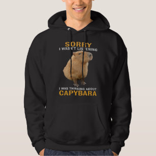 Denke an Capybara, sorry, ich habe nicht zugehört Hoodie