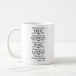 Denke an diese Dinge Kaffeetasse