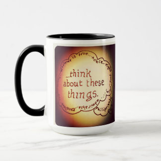 Denke an diese Dinge Tasse