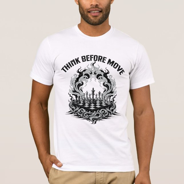 Denke bevor du ziehst T-Shirt (Vorderseite)