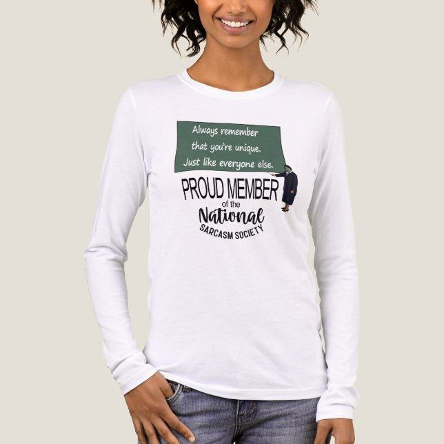 Denke immer daran, dass du einzigartig bist. Sarka Tri-Blend Shirt (Vorderseite)