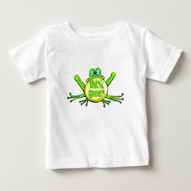 Denke ökologisch baby t-shirt (Vorderseite)