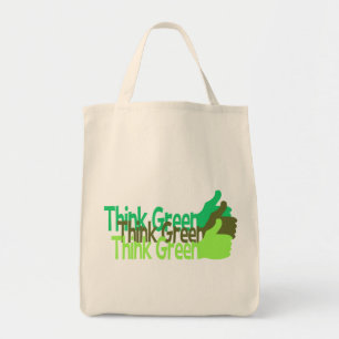 Denke ökologisch bag - Stil & Farbe wählen Tragetasche