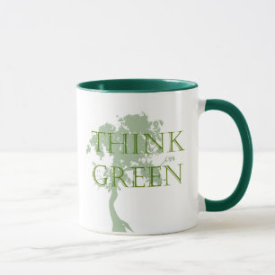 Denke ökologisch-Baum-Tasse Tasse