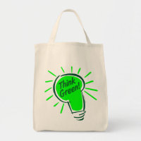 Denke ökologisch! Bio Lebensmittelgeschäft-Tasche