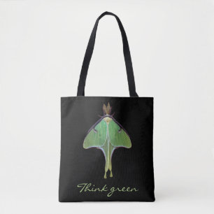 Denke ökologisch Luna Moth Earth Day Animal Toag