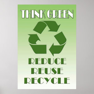 Denke ökologisch poster