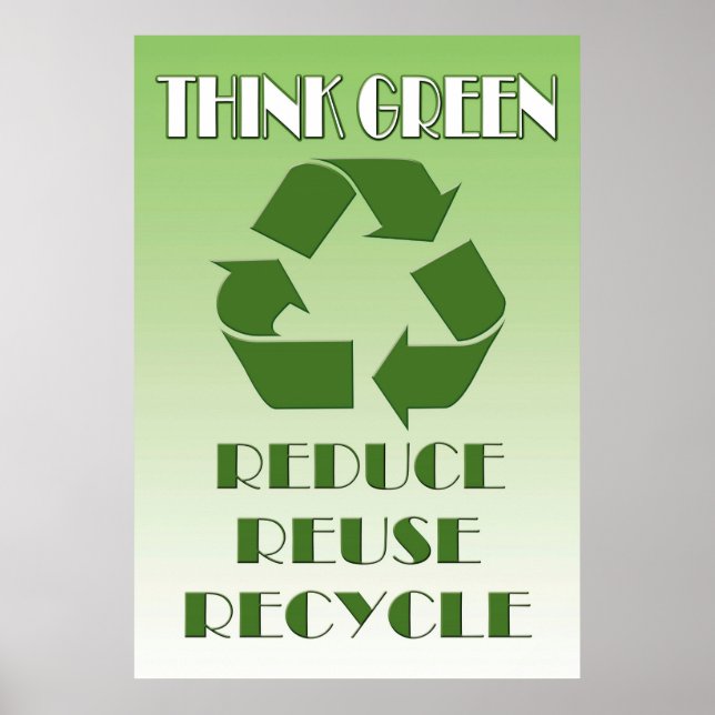 Denke ökologisch poster (Vorne)