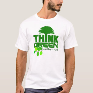 Denke ökologisch Shirt - wählen Sie Stil & Farbe