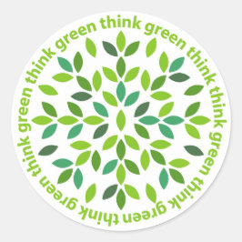 Denke ökologisch Stickers