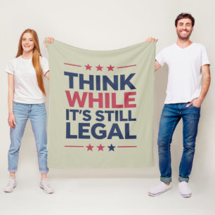 Denke, solange es noch legal ist, Republikaner-Ges Fleecedecke