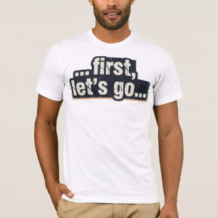 Denke weniger, denke dennoch zu viel Retro-Typogra T-Shirt