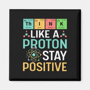 Denke wie ein Proton, bleibe positiv Periodensyste Magnet
