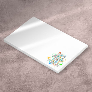 DENKE WIE EIN PROTON UND BLEIBE POSITIV POST-IT KLEBEZETTEL