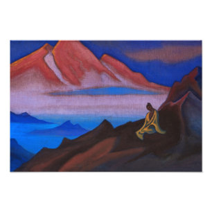 Denken, 1946 von Nicholas Roerich Fotodruck