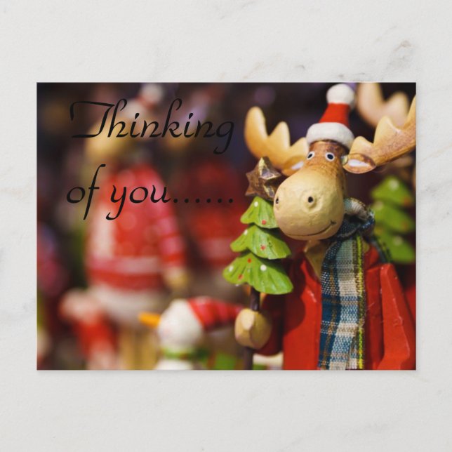 DENKEN AN EUCH MOOSE POSTKARTE (Vorderseite)
