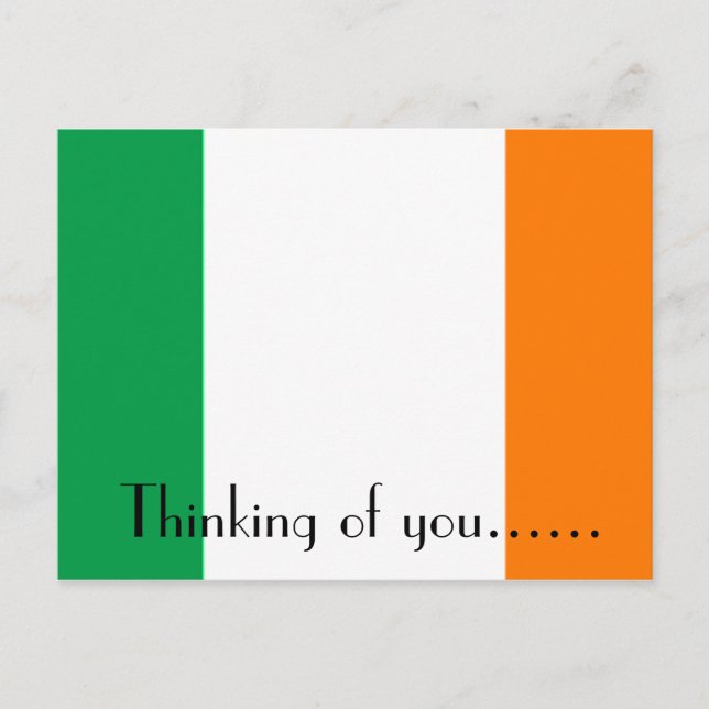 DENKEN AN IHR IRLAND POSTKARTE (Vorderseite)