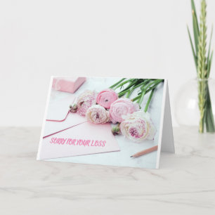 DENKEN AN IHREN LIEBEN IM ZEITPUNKT DES VERLUSTS K KARTE