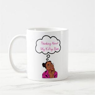 Denken an mein K-Pop Bias Kaffeetasse