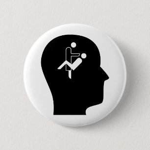Denken an Orthodontie Button