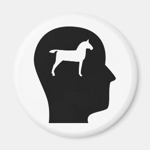 Denken an Pferde Magnet