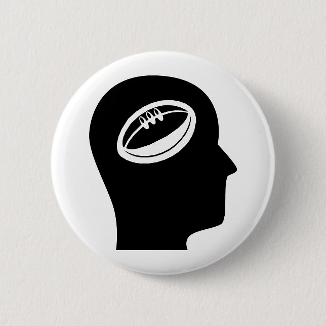 Denken an Rugby Button (Vorderseite)