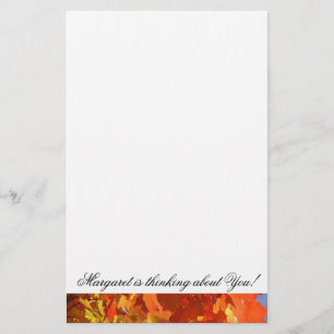 Denken an Sie! Briefpapiergewohnheit Herbst Briefpapier