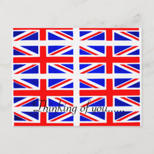 DENKEN AN SIE BRITISCHE POSTKARTE