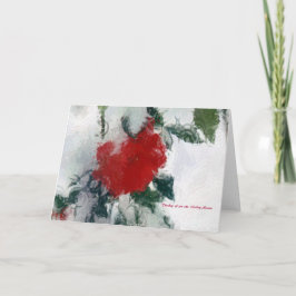 Denken an Sie diese Ferienzeit durch A. Celeste Feiertagskarte