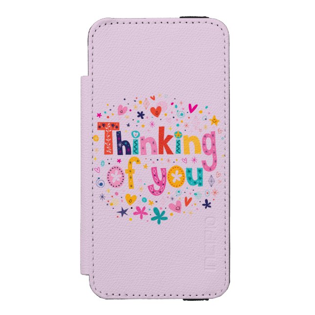 Denken an Sie Incipio iPhone Geldbeutel-Hülle (Folio Vorderseite)