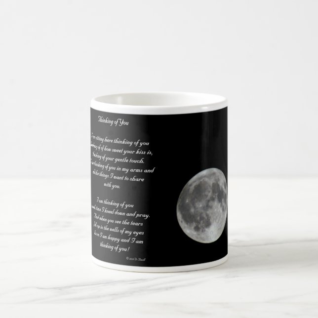 Denken an Sie Kaffeetasse (Mittel)