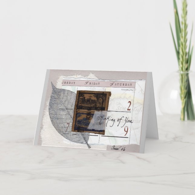 Denken an Sie Karte (Vorderseite)