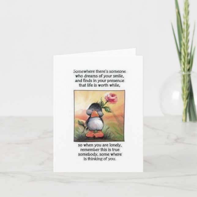 Denken an Sie Karte (Vorderseite)