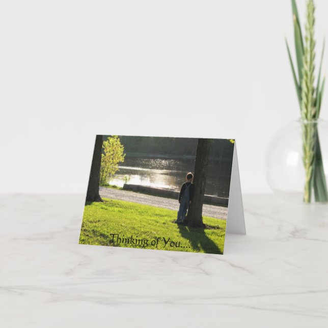 Denken an Sie…. Karte (Vorderseite)