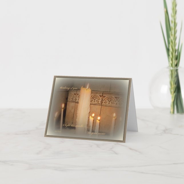 Denken an Sie Karte (Vorderseite)