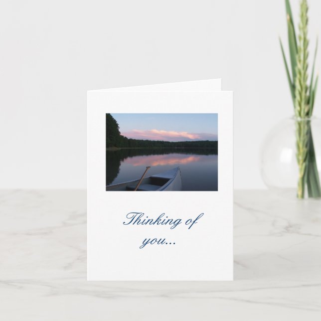 Denken an Sie… notecard Karte (Vorderseite)