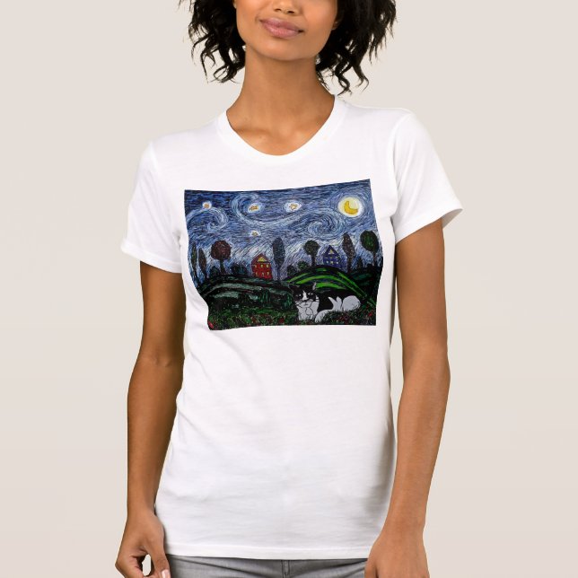 Denken an Sterne T-Shirt (Vorderseite)