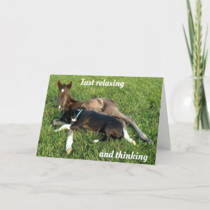 DENKEN AN **YOU** BEI CHRISTMAS FEIERTAGSKARTE