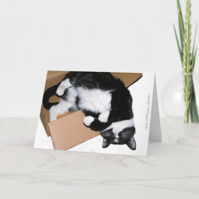 Denken außerhalb der Grußkarte Karte (Vorderseite)