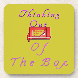 Denken außerhalb des Box-Designs Untersetzer