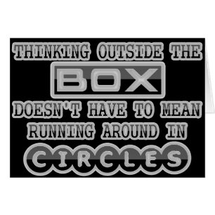 Denken außerhalb des Kastens