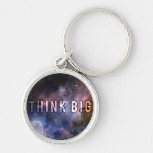DENKEN BIG - Raum und Universum Motivierend Schlüsselanhänger