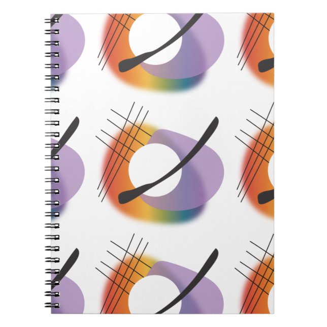 Denken Form Healing Spiral Notebook Notizblock (Vorderseite)