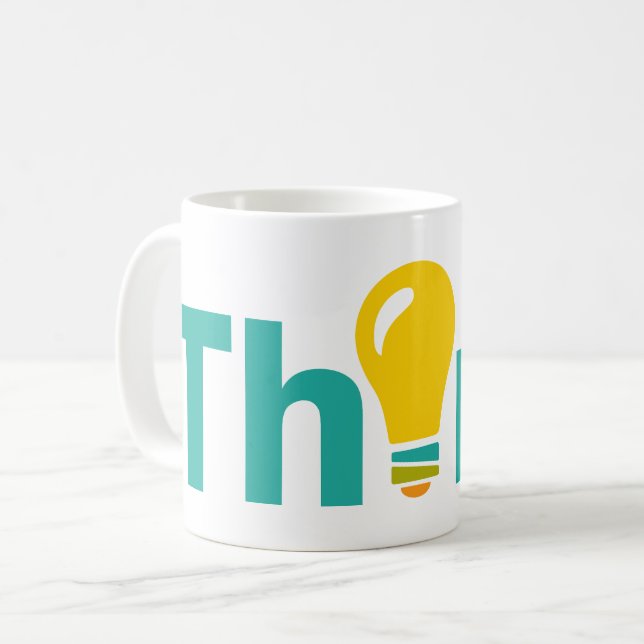 Denken Kaffeetasse (Vorderseite Links)